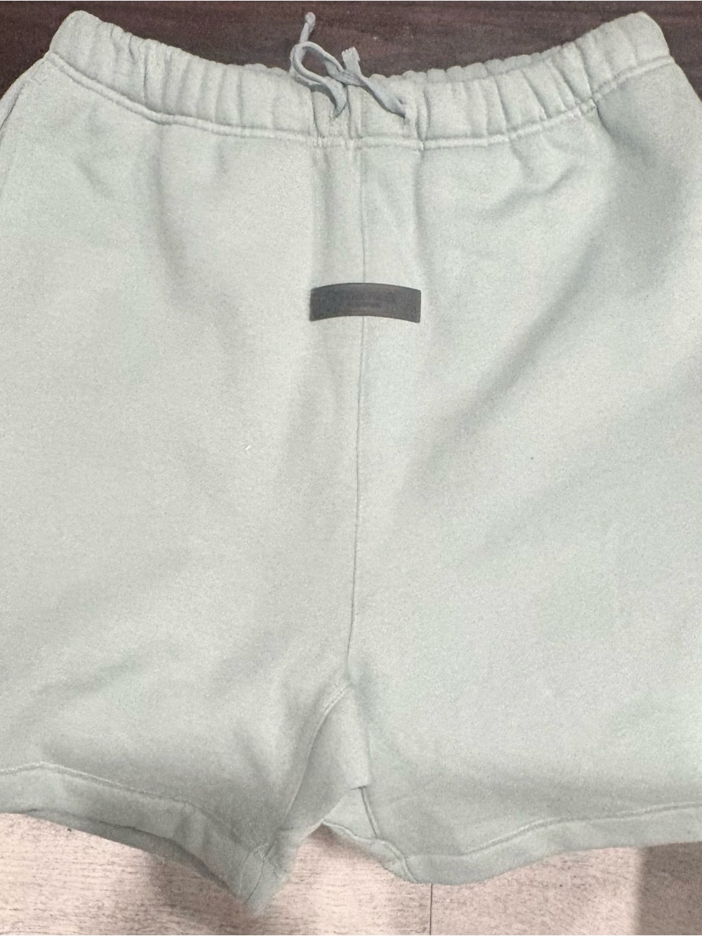 Essentials Men's Athletic Drawstring Shorts in Sage Green
